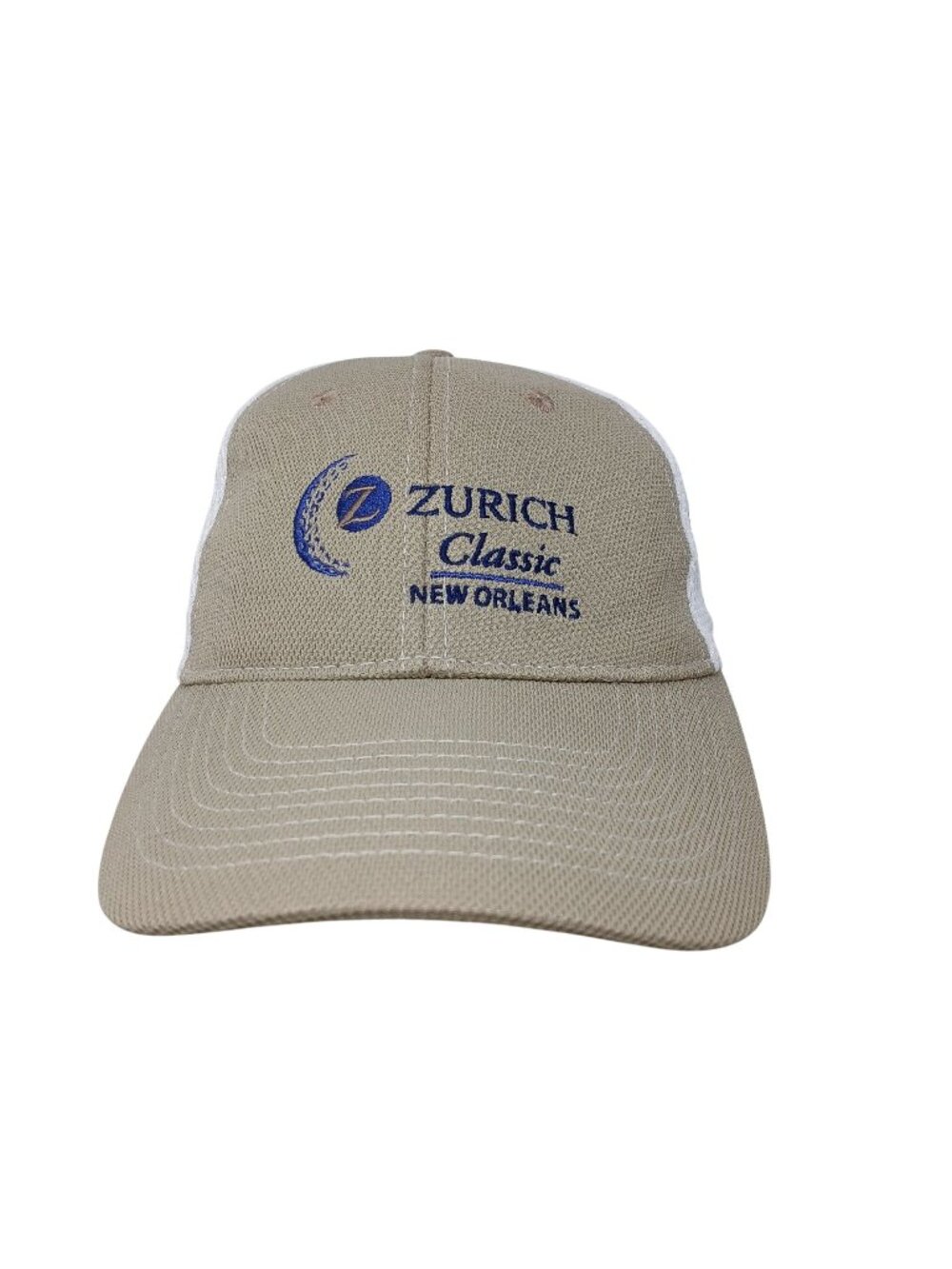 Zurich Classic New Orleans Mesh-Back Cap TPC Louisiana  Imperial Tan White #D-7